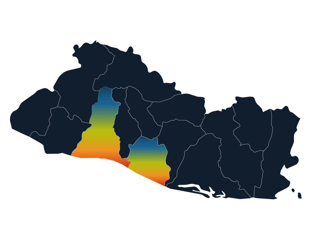 Mapa de zonas de impacto